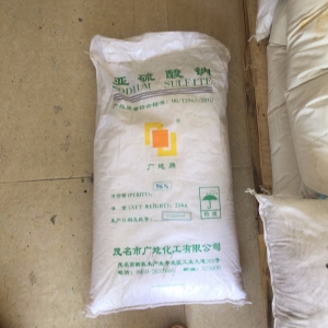亞硫酸鈉，Na2SO3